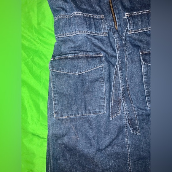 NWT 100% Cotton J.Crew Denim Midi Dress size 2 - Picture 6 of 13